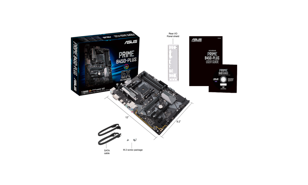 Placa de baza Asus AMD AM4 B450 ATX,DDR4 3466 MHzM.2, HDMI 2.0b, SATA 6Gbps and USB 3.1 Gen 2