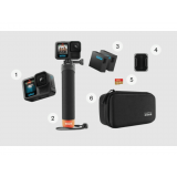Camera de actiune GoPro H13B + Bundle accesorii 2xAcumul. Enduro, 2xAdeziv curbat, 64GB SanDisk