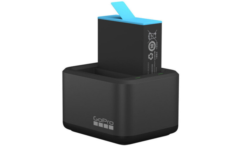 Incarcator dublu GoPro H10B+ 2 acumulatori Enduro 1720mAh, port USB, indicator LED ADDBD-211-EU