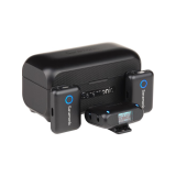 Kit microfon wireless Saramonic Blink500B2+ 2TX+RX 2.4 GHz, display OLED, carcasa incarcare, 1250mAh