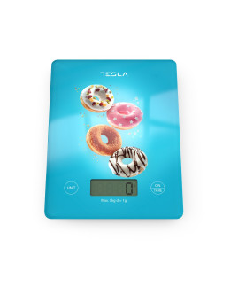 Cantar de bucatarie Tesla KS100BL, 5kg, Albastru