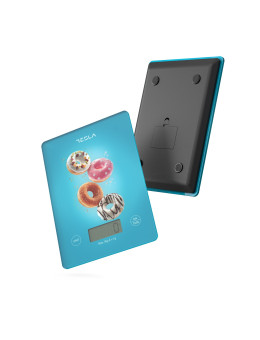 Cantar de bucatarie Tesla KS100BL, 5kg, Albastru