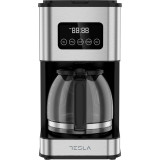Cafetiera digitala Tesla CMF201BX, 900W, 1.5 LDisplay digital, Inox