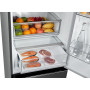 Combina frigorifica Tesla RC3800FMB, 378L, Clasa ETotal NO Frost, Display LED, H201cm, Sticla Neagra