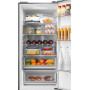 Combina frigorifica Tesla RC3800FMB, 378L, Clasa ETotal NO Frost, Display LED, H201cm, Sticla Neagra