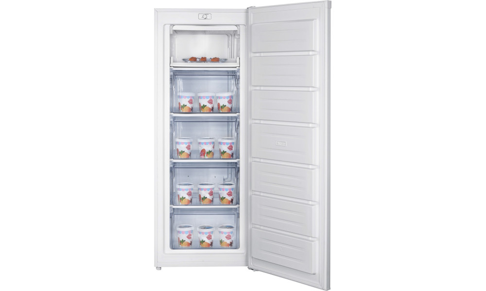 Congelator vertical Tesla RU1700HE, E, 168 L, H1425 rafturi, usa reversibila, alb
