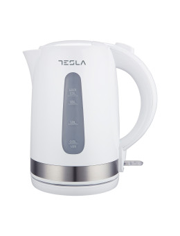 Fierbator Tesla KT200WX, 1.7L, 2200W oprire automata, indicator ON/OFF, Plastic, Alb