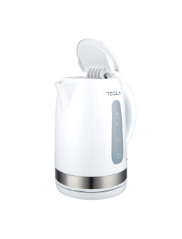 Fierbator Tesla KT200WX, 1.7L, 2200W oprire automata, indicator ON/OFF, Plastic, Alb