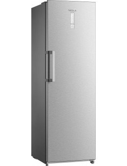 Frigider cu o usa Tesla RS3600FMX, E, 362L, H185Total No Frost, iluminat int. LED, usa rever, Inox