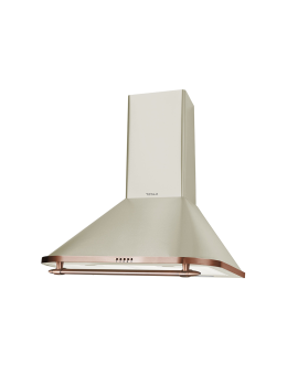 Hota decorativa retro Tesla DC600AIP, 60cm, Crem 1-motor 190W, 630m3/h, 3 trepte, LED 2x2W