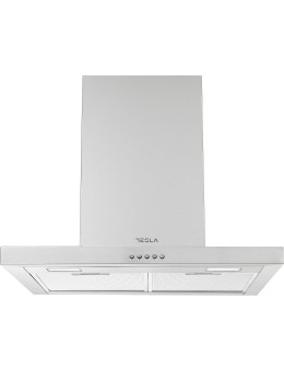 Hota decorativa Tesla DC600AX, T-shape, 60 cm1 motor 190W, 630m3/h, 3 trepte, LED 2x2W, inox