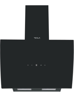 Hota decorativa Tesla DD600AB, 60cm, Sticla neagra1 motor DC 75W, 630m3/h, display LED