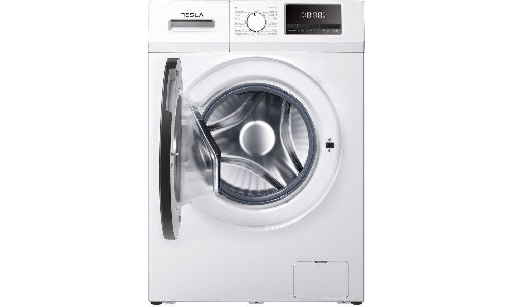 Masina de spalat rufe Tesla WF91460T, 9kg, Clasa A1400 RPM, Inverter, 16 programe, Delay Start, Alb