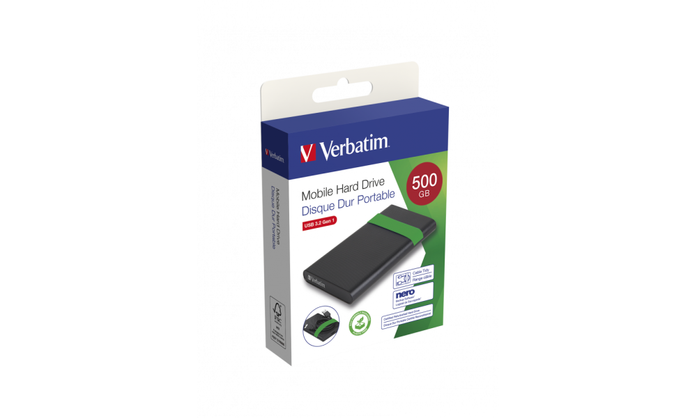HDD portabil Verbatim Certified Refurbished 500GB