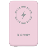 Power Bank Verbatim 10.000mAh Charge'n'Go Pink Magnetic Wireless