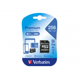 Card de memorie MicroSDXC Verbatim, 256GBPremium, CL 10