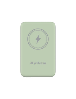 Power Bank Verbatim 10.000mAh Charge'n'Go Green Magnetic Wireless