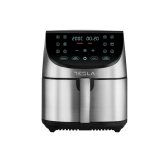 Friteuza cu aer cald Tesla AF701BX, 7L, 0-60 minTouch screen, 1700W, Negru-Inox