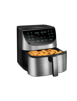 Friteuza cu aer cald Tesla AF701BX, 7L, 0-60 minTouch screen, 1700W, Negru-Inox