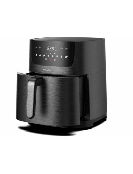 Friteuza aer cald Tesla AF800B, 8 L, 1800WPanou digital, 8 programe, Negru