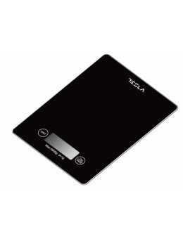 Cantar de bucatarie Tesla KS201B, 5kg, ecran LCD Functie Tara, Sticla, Negru