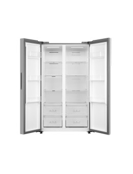 Frigider side-by-side Tesla RB4600FMXE, E, 460L H177, Total No Frost, Inverter, Display LED, Inox