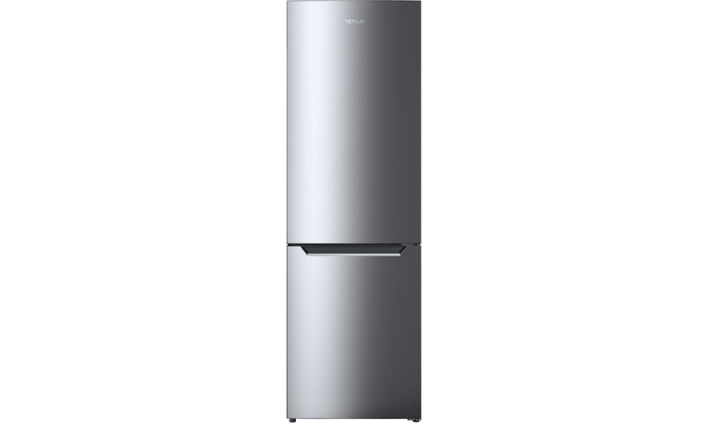 Combina frigorifica Tesla RC3200FHXE,293L,H185NO Frost, iluminare LED, Inox