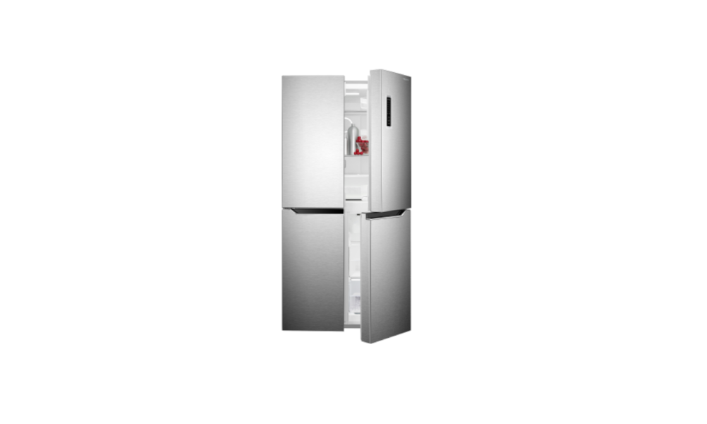 Frigider side-by-side Tesla RM3400FHXE, 362 L, EH180, Full No Frost, LED touch screen, Inox