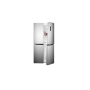 Frigider side-by-side Tesla RM3400FHXE, 362 L, EH180, Full No Frost, LED touch screen, Inox